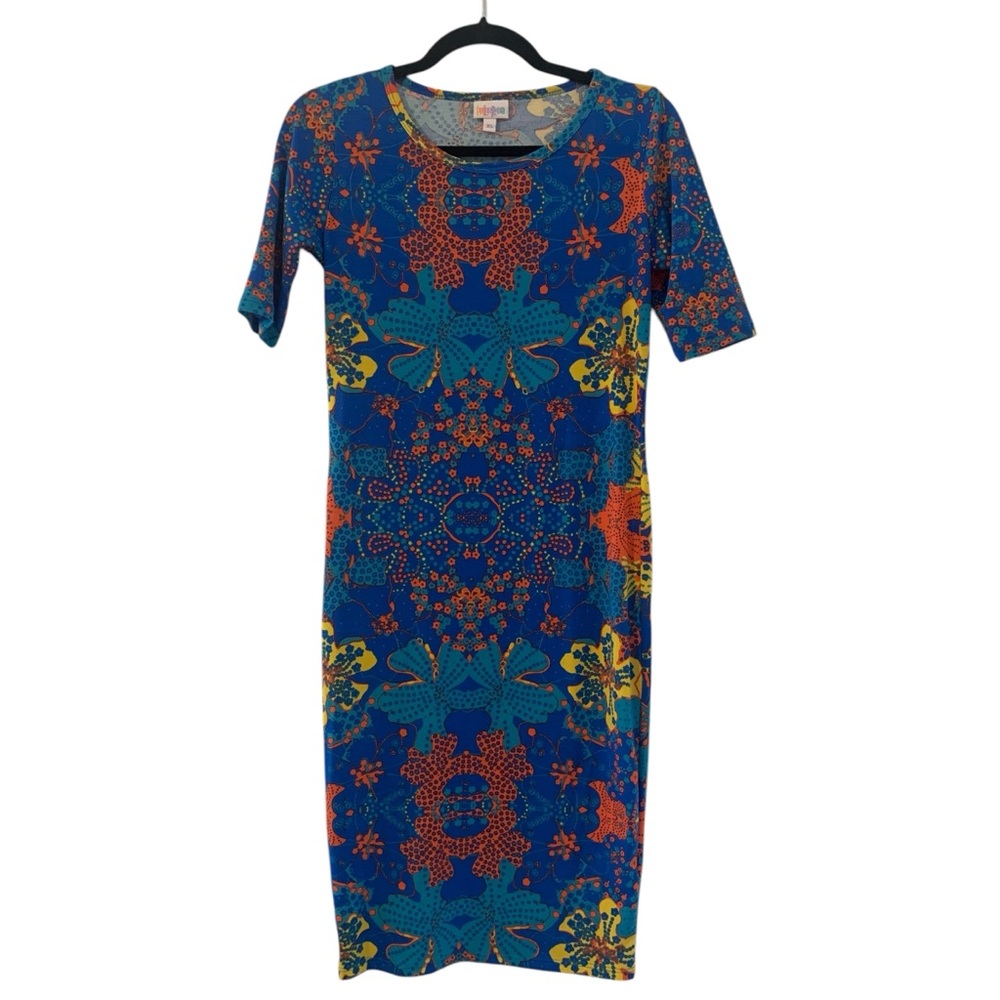Colorful Patterned Dress - Picture 4 of 4
